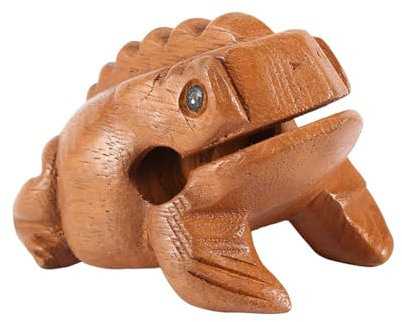 SEAFRONT Thailand Holzglück, Thailand Holzfrosch, Holzfrosch Holz Schlaginstrumente Home Office Ornamente Krächzendes Musikinstrument (Nr. 3 10, 6 cm)