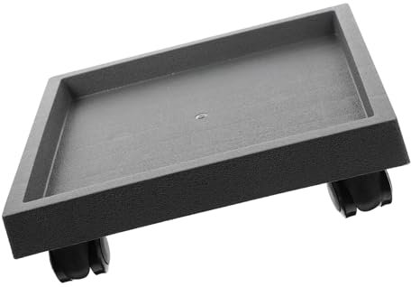 CIMAXIC Pflanzenständer Mit Quadratischer Blumentopf-Dolly Schwerer Pflanzentrolley Für Und Außenbereich Drehbare Räder Und Langlebig Für Blumen Und Pflanzen