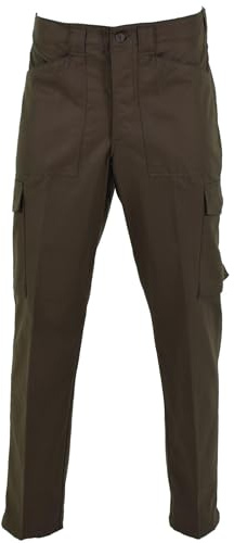 Pantalones originales del ejército austriaco BDU Combat Field Troops OD tipo 75, verde oliva, 34W / 31L
