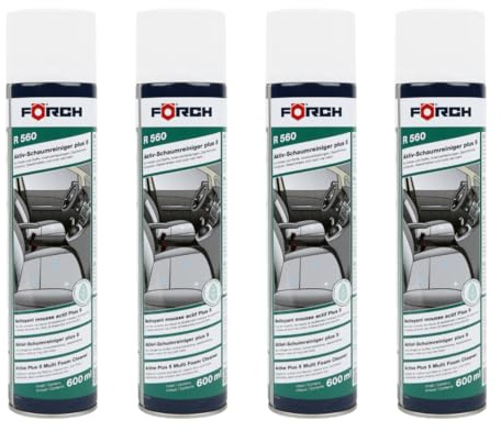 4 Stück Förch Aktiv-Schaumreiniger Plus 5 R560 – Vielseitiger Schaumreiniger für hartnäckige Verschmutzungen (600 ml)