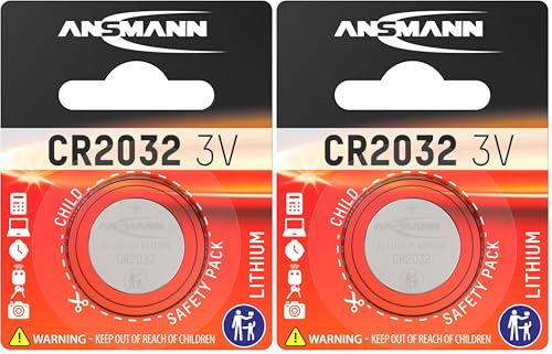 Ansmann Lithio Cr 2032, Grigio, 1x (Confezione da 2)