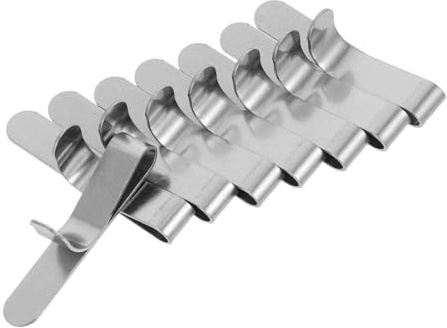 MUCKLILY Edelstahl-Ringclips Für Tortenringe Ausziehbare Tortenringclips Befestigungsklammern Für Mousse-Ringe Und Dessertringe 8 Stück Für Kuchen Kekse Und Gebäck