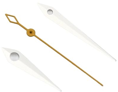 WENH NH35 NH38 Polerade visare 10 * 14 * 15mm Klocktillbehör Nålar Pekare(GOLD)