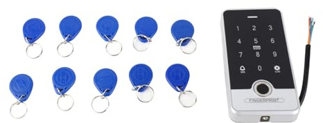 Controllo Accessi con Impronta e Password, Tastiera Numerica WG26, 12V, Resistente Pioggia - Sicurezza Forte, Supporto NFC e GSM, Controllo Presenze e Serratura Remota