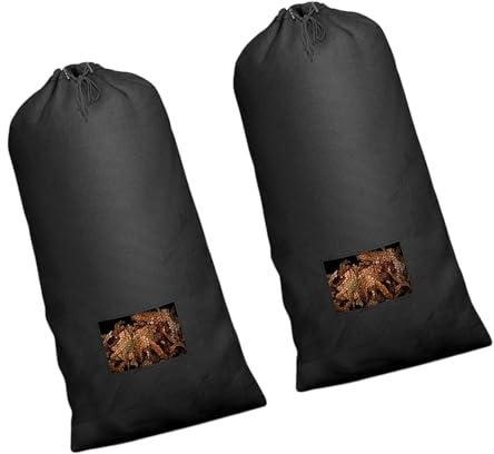 Sac de collecte d'aiguilles à gazon 200,7 cm fabriqué en tissu universitaire 420D amélioré avec couche imperméable en polyéthylène pour une durabilité renforcée. Sac imperméable
