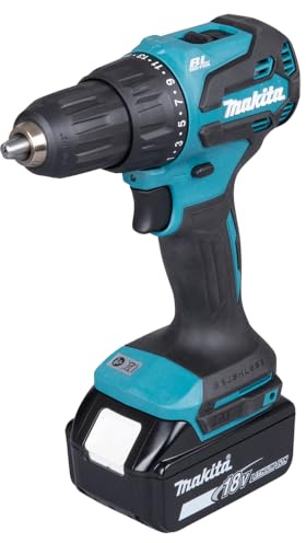 Trapano avvitatore con percussione 65Nm 18V LXT BL Makita DHP490RTJ