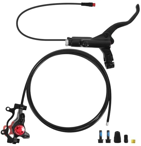 Bakre rullbromssats Cykel Hydraulisk Skivbroms Set 2 Kolv Oljetryck MTB Broms 1100mm 1850mm För Cykel Scooter Mtb Vikbar(REAR)