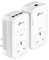 TP-Link TL-PA8033PKIT AV1300 3-Port Passthrough Powerline Starter Kit (Renewed)
