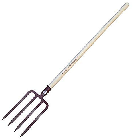 Fourche à Bêcher à Douille, 4 Dents, 29cm Largeur