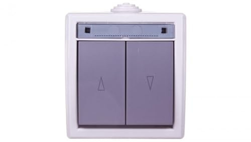AW-TOOLS Aquant - Persiana de doble pulsador, IP55, modular, ampliable