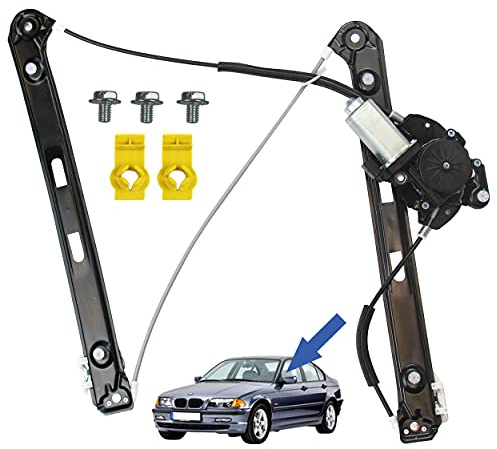 STARKIT PERFORMANCE Leve vitre compatible pour BMW E46 (1998-2005) AVEC MOTEUR. AVANT GAUCHE (conducteur) 51338212097, 51337020659, 67628362063