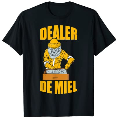 Homme Abeilles Apiculture Dealer De Miel Apiculteur Abeille Rucher T-Shirt