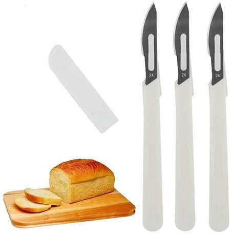 Bafnsiji 3PCS Bread Lame, Bread Lame Slashing Tool, Bread Baker Lame, Bread Cutter Slicer, Dough Making Razor, Bread Bakers Cutter Slashing Tool