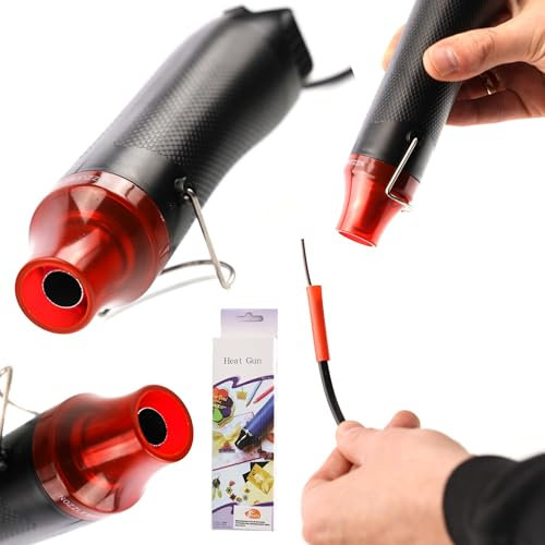 Rosfix Mini Pistola Termica Hot-Air 300W – Temperatura Max 170°C, Ugello 11mm, 220V | Per Termorestringenti, Vernici, Colla, Riparazioni Elettroniche | Utensile Riscaldante