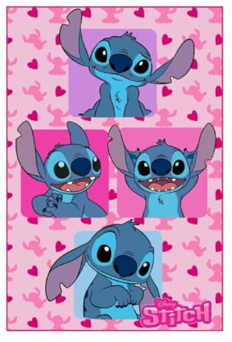 Lilo and Stitch Teppich rosa 80 x 120 cm Wohnzimmer Schlafzimmer Kinderteppich Stitch Anime Teppich Kinder Spielteppich Fur Schlafzimmer