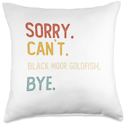 Sorry Can't Black Moor Bye Shirts Funny Black Moor Lovers Throw Pillow