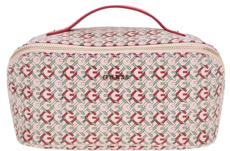 GUESS Kosmetiktasche Make Up Case Pink Multi Mehrfarbig