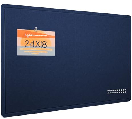 Tablero de anuncios, tablero de fieltro decorativo de 24 x 18 pulgadas, tablero de corcho alternativo para pared, tablero de fotos plegable, tablero de visión autoadhesivo, tablero de estado de ánimo
