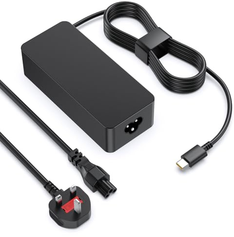 45W USB C Laptop Charger, 20V 2.25A Chromebook Charger [UK 3-Prong Plug] Compatible With Acer, HP, Asus, Lenovo, Samsung, Google and More