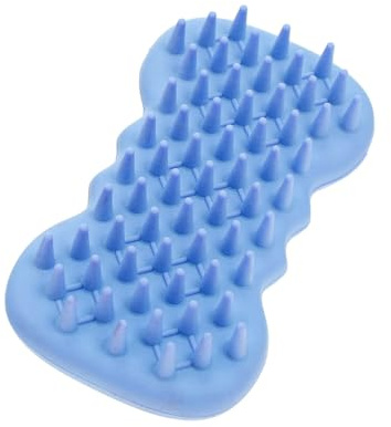 Hohopeti Silikon-badebürste für Duschbad Massagebürste als Körper und Gesichtsbürste Badeaccessoire für Porentiefe Reinigung und Kopfhautpflege