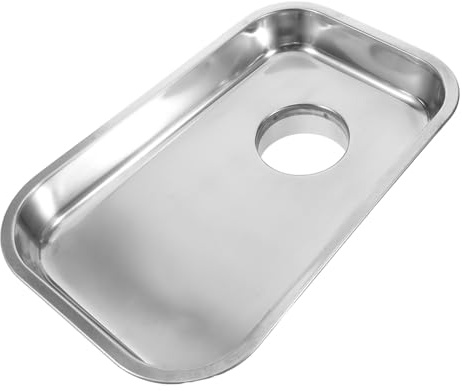 DIYEAH Accessorio Previene Alimentare per Igienica Fuoriuscite Preparazione in Acciaio Inossidabile, Vassoio di Alimentazione Robusto per Macinatura Carne Tritacarne Domestica