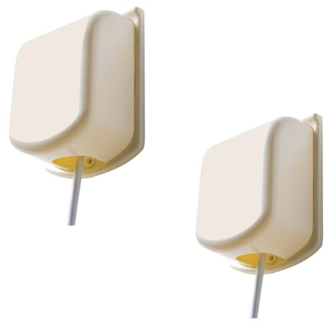 2 Stück Steckdosenschutz Baby, Kinder Schalter Stecker Wasserdichte Box, Steckdosen Kindersicherung, Zuverlässiger Schutz Vor Stromschlägen, Selbstklebende, Transparente Steckdosenbox Für Haushalte