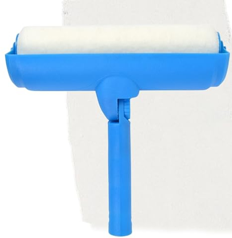 Walze für Wandfarbe – Professionelles Malwerkzeug, 25,4 cm (10 Zoll), verstellbarer Spritzschutz, Deckenbürste mit langem Griff | Grundierungsrolle für Lacke, Lacke, Proge