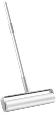 Long Handle Lint Roller Brush Pet Hair Remover Retractable Dust Stick Tearable Clothes Bed Removal(18cm clip roll paper)
