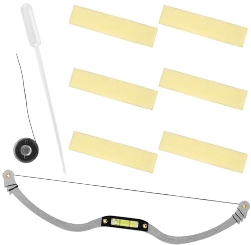 DIYEAH Strumento di Misura per Sopracciglia in Lega di Alluminio Regolabile Righello Portatile per Posizionamento e Mappatura delle Sopracciglia Kit Modellatore Professionale e Domestico