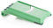 Genius Nicer Dicer Chef Speed Slicer verstellbarer Hobel inkl. Handy Hopper (2 Teile) - zum Schneiden von dünnen Scheiben (1-5mm) - Gurkenhobel Gemüsehobel Gemüseschneider, Grün