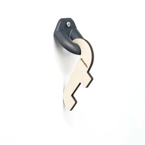 Shepps dold surfbräda väggfäste – för kortbord, longboards och vågryttare med FCS/Future Plug – Hidden Surfboard Wall Rack kol FCS I/II
