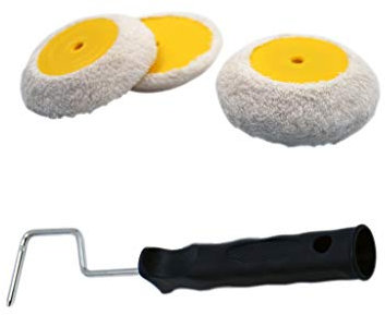 Tubayia Professionelle Farbroller Eckenroller Farbwalze mit Bügel Set für Ecken, Rohrleitungen