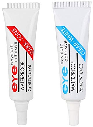 Hochwertiger Eye-Duo Wimpernkleber, stark, transparent/schwarz, wasserfest