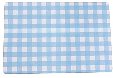 Salvamanteles Individuales Tela Escocesa Azul Juego de 4 Manteles Individuales bajoplatos Aislante Calor PVC Vinilo Antimanchas Antideslizantes decoración Mesa Comedor Cocina 45X30cm