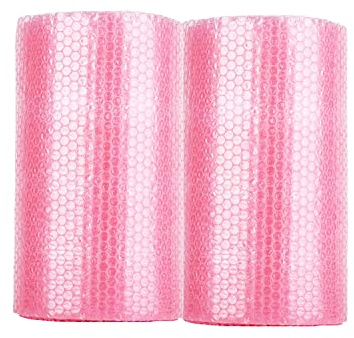 packbabol Bubble Cushioning Wrap Rolls 2-Pack, 12 Inch x 72 Feet 3/16 Air Bubble, Bubble Moving Wrap for Packing, Moving Supplies, Small business