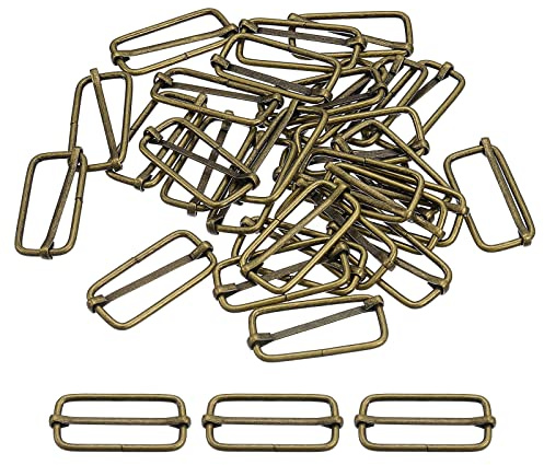 sourcing karta metall bältesspänne 38 x 16 x 2,8 mm, 30 st grön patina ledarspänne kolstål glidande spänne ficktillbehör för sömnad för handväskor, plånböcker, ryggsäck reparation