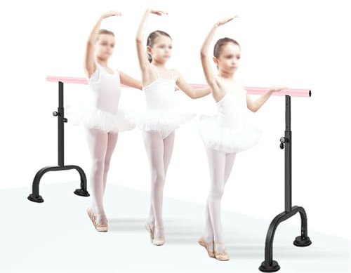 Ballettstange Tragbare, ausbalancierte Ballettstange mit Einstellbarer Höhe, ideal for Tanzen/Pilates (Size : 2M/6.6FT)