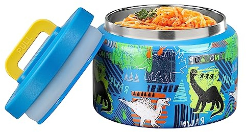 MAISON HUIS 8oz Soup Thermo Wide Mouth Vacuum Insulated Thermo Jar, Leak Proof Stainless Steel Food Container