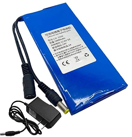 SSCYHT Batterie Lithium-ION DC 12V 5000mAh 7000mAh 12000mAh Batterie Lithium polymère Portable Ultra Fine pour Tous Les équipements d'alimentation à Faible Courant 12V,12v5000mah