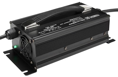 HYDTGZ Cargador Batería para Carretilla Elevadora 24V 30A, Cargador Batería Plomo Ácido 1200W para Vehículos Eléctricos, Carretillas Elevadoras Eléctricas Barredoras Eléctricas,A