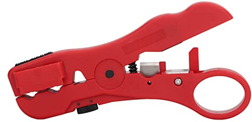 BORDSTRACT Abisolierzange,JL-303 Schnelles Abisolieren für Koaxialkabel RG 59,RG 6,RG 7,RG 11