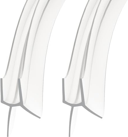 2 Pezzi Guarnizione per Box Doccia, Guarnizione per Porte in Vetro, Guarnizione per Porta Doccia, Guarnizione per Porta in Vetro per Porte da Bagno, per Vetro da 4/6/8mm di Spessore, Guarnizione di