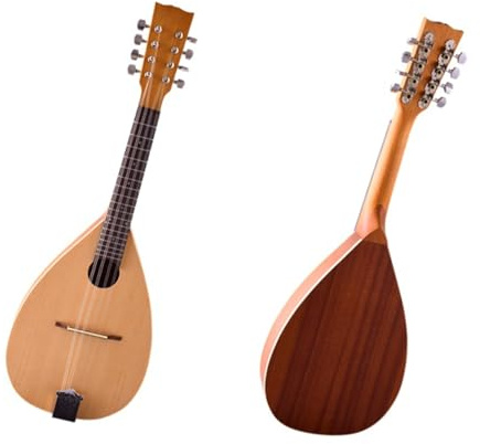 Guitarra Mandolina De Agujero Redondo Con Accesorios Instrumento Musical Profesional Instrumento De Mandolina Profesional(Light brown)