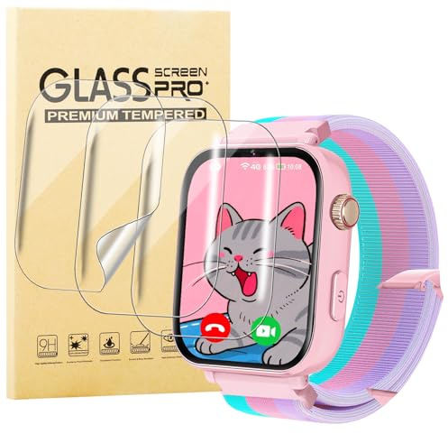 KUSINHOKA 3 Pezzi Pellicola Protettiva per Alutoria Smartwatch A22 1.57 Pollici, HD Trasparente Anti-Graffio Protezione Schermo, Senza Bolle, Soft TPU Pellicola Protettivo per Orologio Alutoria A22