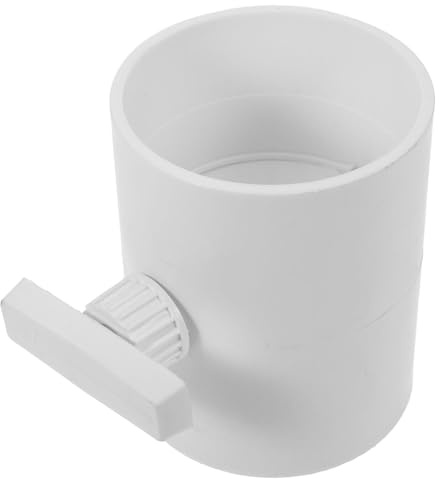DIKACA Válvula Reguladora Manual Redonda de 110 MM para de Aire Compuerta Antirretorno para Campana Extractora Accesorio para Ventilación Doméstica y Sistemas de Ventilación