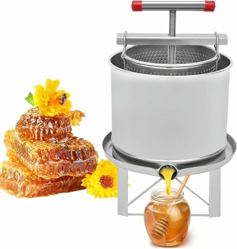 Extractor de miel y prensa de zumos de frutas, equipo eficiente para la elaboración de vino en el hogar y la producción de bebidas