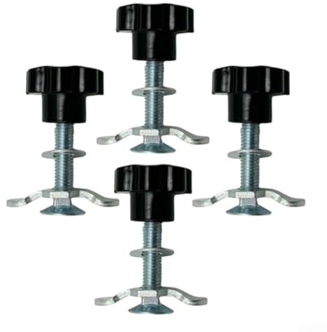 Heavy Duty L Track Tie Down Accessories 4PCS Featuring M8*60mm Threaded Fixings for Strong Cargo Securement in Multiple Transport Scenarios