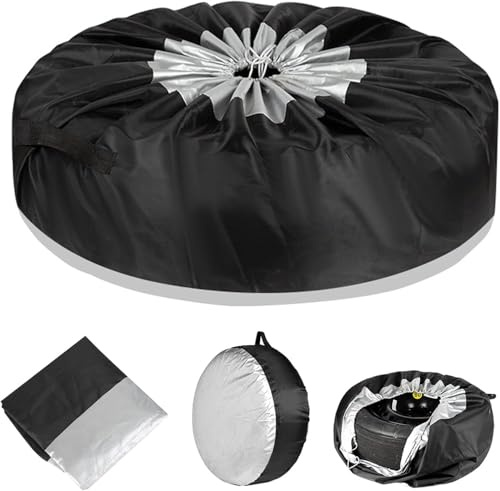 LiYeeYP 1 Stück Reifentaschen Geeignet für Ford Kuga SUV 2013 to 2020, Reifenschutzhüllen Strapazierfähig Radtaschen, Wasserdicht Oxford Material,S