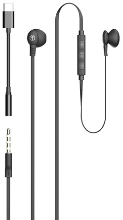 RYGHT R483225 OSIS Ecouteurs avec Adaptateur USB-C Noirs