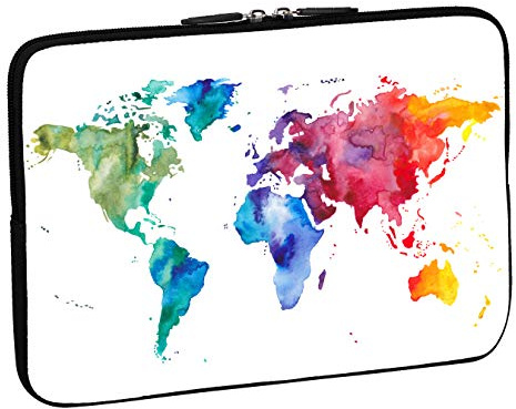 PEDEA Design Tablet-Tasche 10,1 color world
